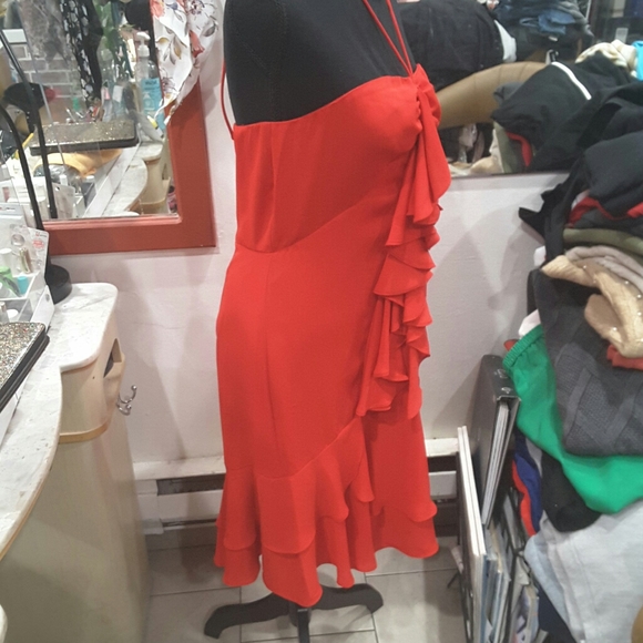 EXPRESS FREELY RED DRESS - Picture 2 of 6